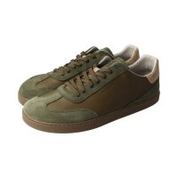 GROUNDIES® PANAMA Sneaker Men Leder khaki Weite M+W