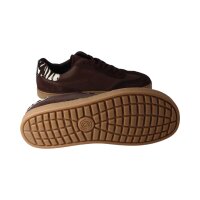 GROUNDIES® PANAMA Sneaker Leder espresso/zebra Weite M+W