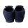 THIES ® Eco Ballerina/ veganer Hausschuh aus recycelten PES blue Weite M+W