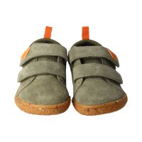 GROUNDIES® Malmö Halbschuhe Leder khaki Weite M