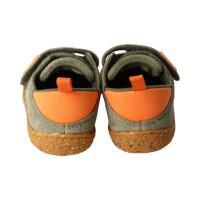 GROUNDIES® MALMÖ KIDS Halbschuhe Leder khaki Weite M+W