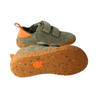 GROUNDIES® MALMÖ KIDS Halbschuhe Leder khaki Weite M+W