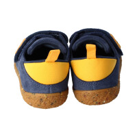 GROUNDIES® Malmö Halbschuhe Leder navy Weite M