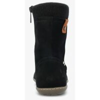 GROUNDIES® Iceland Winterstiefel Boots Veloursleder Schafswolle gefüttert schwarz Weite M+W
