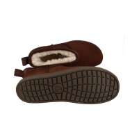 GROUNDIES® Cozy Boot Winterstiefel Boot Nubukleder Schafswolle gefüttert chocolate Weite M