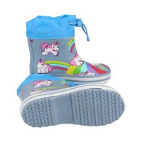 BECK Gummistiefel Rainbow mit Warmfutter Weite M+W