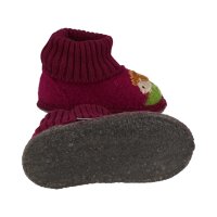 BECK Hausschuhe Igelchen aus Schurwolle atmungsaktiv Weite M+W