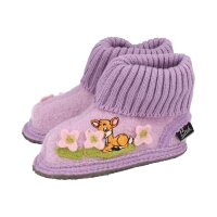 BECK Hausschuhe Bambi aus Schurwolle atmungsaktiv Weite M+W