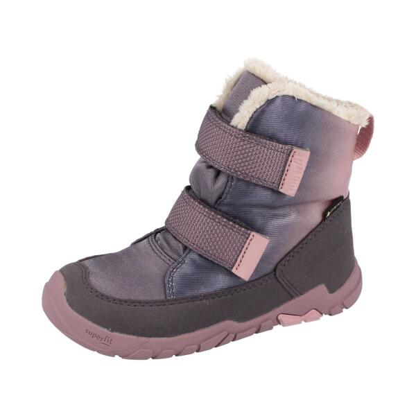 SUPERFIT TRACE Winterstiefel GORE-TEX  Membrane Leder lila/rosa Weite M 28
