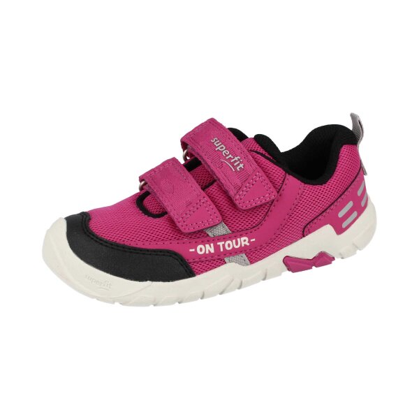 SUPERFIT TRACE Halbschuh pink/schwarz Weite S/M
