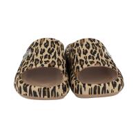 DOCKER´S by Gerli Badepantolette natur/beige Leo-print NICHT Barfußschuh! Weite W