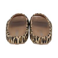DOCKER´S by Gerli Badepantolette natur/beige Leo-print NICHT Barfußschuh! Weite W