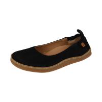 EL NATURALISTA Ballerina nubukleder schwarz Weite M+W