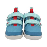 AFFENZAHN Halbschuh Baumwolle Lucky Shark blau Weite S+M