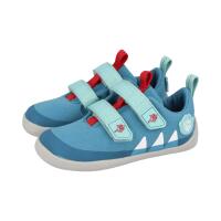 AFFENZAHN Halbschuh Baumwolle Lucky Shark blau Weite S+M 32