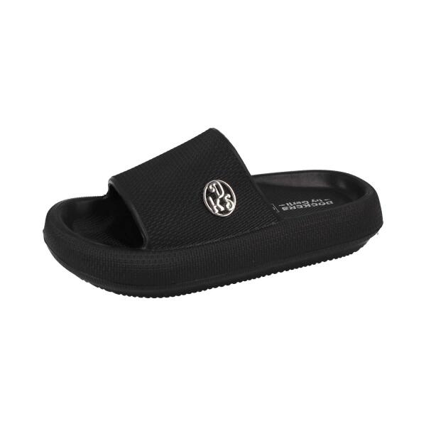DOCKER´S by Gerli Badepantolette schwarz, Stylische NICHT Barfußschuh!Weite W