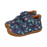 DEVELAB Barfuß Kinder-Halbschuhe blue combi fantasy...