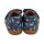 DEVELAB Barfuß Kinder-Halbschuhe blue combi fantasy Dinosaurier Weite W