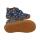 DEVELAB Barfuß Kinder-Halbschuhe blue combi fantasy Dinosaurier Weite W