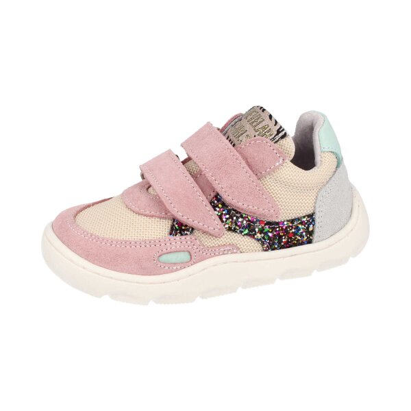 DEVELAB Barfuß Kindersneaker – Low Cut Sneaker Old Pink Fantasy