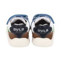 DEVELAB Barfuß Kindersneaker – Low Cut Sneaker Blau Combi Fantasy