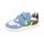 DEVELAB – Low Cut Sneaker Blau Combi Fantasy Weite M