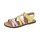 SUPERFIT FLAIR Sandale Klettverschluss mehrfarbig/gelb Weite M