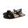 GROUNDIES® CORFU Damen Sandalen schwarz Weite M
