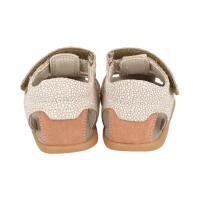 PRIMIGI 1 Klettverschluss Sandale beige/weiss Weite M