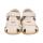 PRIMIGI 1 Klettverschluss Sandale beige/weiss Weite M