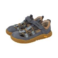 PRIMIGI Junge Barfußsandale blau/grau Weite W 28