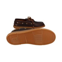 GROUNDIES® TIDE Barfußschuh Bootsschuh schokolade