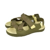 GROUNDIES® TWIG Kinder Barfußsandale khaki/gelb Weite M+W