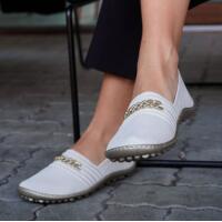 LEGUANO LADY FAMOUS Ballerina gold Weite M+W