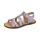 SUPERFIT FLAIR Sandale Klettverschluss silber effektleder Weite M