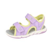 SUPERFIT PEBBLES Klettverschluss Sandele lila/gelb Weite...