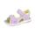 SUPERFIT PEBBLES Klettverschluss Sandele lila/gelb Weite M 28