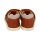BISGAARD VIC Barfußsandale cognac Weite M