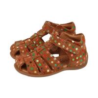 BISGAARD CARLY Sandale velours leder braun/confetti NICHT...