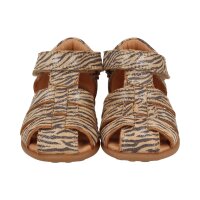 BISGAARD CARLY Sandale velours leder zebra/glitter