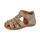 BISGAARD CARLY Sandale velours leder zebra/glitter NICHT Barfußschuh! Weite S