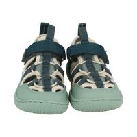 AFFENZAHN Sandale Vegan Roughy Hase mint Weite M