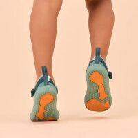 AFFENZAHN Sandale Vegan Roughy Hase mint Weite M