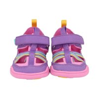 AFFENZAHN Sandale Vegan Breezy Kreativ Tukan lila/pink Weite M