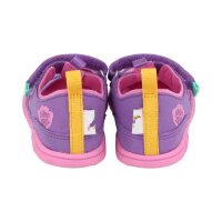 AFFENZAHN Sandale Vegan Breezy Kreativ Tukan lila/pink Weite M