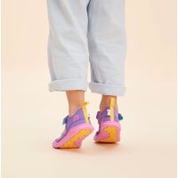 AFFENZAHN Sandale Vegan Breezy Kreativ Tukan lila/pink Weite M