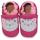 BECK Krabbelschuh Katze lila