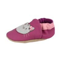 BECK Krabbelschuh Katze lila 18/19