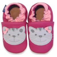 BECK Krabbelschuh Katze lila 18/19