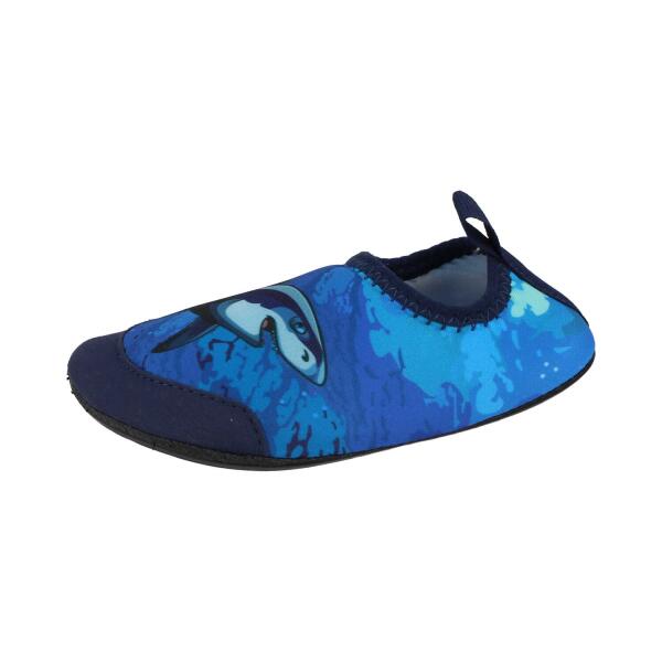 BECK Badeschuhe/Hausschuhe Atlantik blau